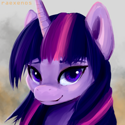 Size: 3000x3000 | Tagged: safe, artist:skylacuna, imported from derpibooru, twilight sparkle, pony, unicorn, bust, cute, digital art, female, high res, looking at you, mare, portrait, practice drawing, solo, unicorn twilight