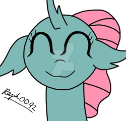 Size: 900x863 | Tagged: safe, artist:rajih0092, imported from derpibooru, ocellus, pony, female, solo, watermark