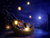 Size: 1024x768 | Tagged: safe, artist:novaintellus, imported from derpibooru, oc, oc only, oc:arian blaze, oc:vital sparkle, earth pony, pegasus, pony, boat, canoe, collar, female, floppy ears, i see the light, lantern, lesbian, night, oc x oc, paper lantern, scenery, scenery porn, shipping, smiling, tangled (disney)