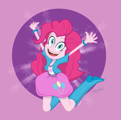 Size: 719x714 | Tagged: safe, artist:parasomnico, imported from derpibooru, pinkie pie, equestria girls, disney, disney style, star vs the forces of evil, style emulation