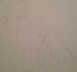 Size: 1944x1811 | Tagged: safe, artist:jerryakira79, imported from derpibooru, oc, oc only, oc:tohru, earth pony, pony, female, sketch, traditional art