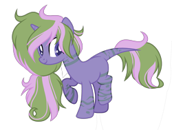 Size: 3761x2849 | Tagged: safe, artist:nightmarye, imported from derpibooru, oc, oc only, oc:cosmic claw, pony, unicorn, female, high res, mare, simple background, solo, transparent background