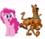 Size: 1800x1584 | Tagged: safe, edit, edited edit, imported from derpibooru, pinkie pie, dog, earth pony, great dane, pony, female, hanna barbera, male, mare, scooby doo, scooby doo (character)