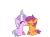 Size: 2732x2048 | Tagged: safe, artist:turnaboutart, imported from derpibooru, diamond tiara, scootaloo, earth pony, pegasus, pony, base used, blushing, card, colt, cute, female, filly, half r63 shipping, hearts and hooves day, hearts and hooves day cards, jewelry, kiss on the lips, kissing, male, rule 63, scooteroll, scootertiara, scootiara, shipping, simple background, skatiara, straight, tiara, transparent background, young love