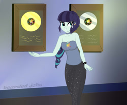 Size: 1024x853 | Tagged: safe, artist:josue1992, imported from derpibooru, coloratura, equestria girls, breasts, busty coloratura, female, gold record, platinum record, rara, record, solo