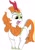 Size: 629x900 | Tagged: safe, artist:baigak, imported from derpibooru, autumn blaze, kirin, season 8, sounds of silence, awwtumn blaze, cute, female, kirinbetes, open mouth, simple background, solo, white background