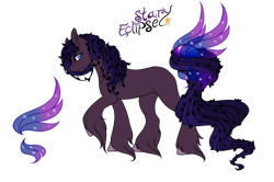 Size: 1024x680 | Tagged: safe, artist:kimyowolf, imported from derpibooru, oc, oc only, oc:starry eclipse, orbite, original species, male, simple background, solo, transparent background