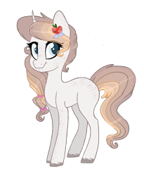 Size: 941x1149 | Tagged: safe, artist:spectrumnightyt, imported from derpibooru, oc, oc only, oc:smoky quartz, pony, unicorn, female, magical lesbian spawn, mare, offspring, parent:applejack, parent:rarity, parents:rarijack, simple background, solo, transparent background