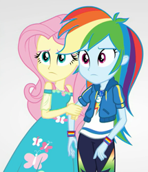Size: 607x707 | Tagged: safe, imported from derpibooru, screencap, fluttershy, rainbow dash, equestria girls, equestria girls series, rollercoaster of friendship, cropped, female, geode of fauna, geode of super speed, magical geodes, shipping fuel