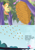 Size: 616x880 | Tagged: safe, edit, edited screencap, imported from derpibooru, screencap, seabreeze, zipzee, bee, breezie, it ain't easy being breezies, the runaway rainbow, beehive, breezish, cropped, female, food, g3, honey, implied tiddlywink, implied tra-la-la, male, text, thinking, tree branch