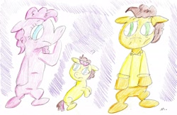 Size: 2725x1764 | Tagged: safe, artist:ptitemouette, imported from derpibooru, cheese sandwich, pinkie pie, oc, oc:cheese party, next generation, nonbinary, offspring, parent:cheese sandwich, parent:pinkie pie, parents:cheesepie