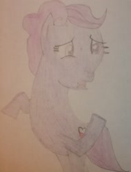 Size: 1530x2011 | Tagged: safe, artist:jerryakira79, imported from derpibooru, oc, oc only, oc:mindy, earth pony, pony, female, traditional art