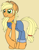 Size: 988x1276 | Tagged: safe, artist:rosefang16, imported from derpibooru, applejack, pony, clothes, female, mare, overalls, simple background, solo, tan background