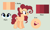 Size: 1600x958 | Tagged: safe, artist:rose-moonlightowo, imported from derpibooru, oc, oc only, oc:tickle pie, earth pony, pony, female, mare, offspring, parent:cheese sandwich, parent:pinkie pie, parents:cheesepie, reference sheet, simple background, solo