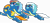 Size: 11807x5460 | Tagged: safe, artist:chrzanek97, imported from derpibooru, fleetfoot, rainbow dash, spitfire, absurd resolution, clothes, flying, goggles, show accurate, simple background, transparent background, uniform, vector, wonderbolts, wonderbolts uniform