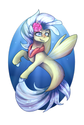 Size: 3000x4500 | Tagged: safe, artist:jazzerix, imported from derpibooru, princess skystar, hippogriff, seapony (g4), my little pony: the movie, female, simple background, solo, transparent background