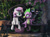 Size: 2500x1828 | Tagged: safe, artist:jotun22, imported from derpibooru, spike, sweetie belle, dragon, pony, unicorn, bubble, bubble pipe, female, filly, male, shipping, sitting, spikebelle, straight