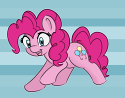 Size: 750x587 | Tagged: safe, artist:treekickerdraws, imported from derpibooru, pinkie pie, earth pony, pony, female, happy, mare, smiling, solo