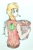 Size: 1086x1658 | Tagged: safe, artist:marta4708, imported from derpibooru, big macintosh, human, basket, clothes, humanized, male, simple background, solo, traditional art, white background