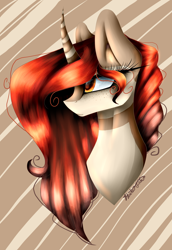 Size: 1024x1485 | Tagged: safe, artist:purediamond360, imported from derpibooru, oc, oc only, pony, unicorn, female, freckles, mare, solo