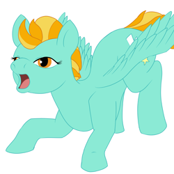 Size: 2000x2000 | Tagged: safe, artist:m3nthol, imported from derpibooru, lightning dust, pegasus, pony, face down ass up, female, iwtcird, mare, meme, solo