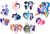 Size: 2576x1757 | Tagged: safe, artist:eqq_scremble, derpibooru exclusive, imported from derpibooru, coloratura, discord, flam, flim, frazzle rock, pinkie pie, princess celestia, princess ember, princess luna, rainbow dash, rarity, trixie, draconequus, dragon, earth pony, pegasus, pony, unicorn, alternate design, bisexual, bust, emberity, female, flaimity, flim flam brothers, glasses, lesbian, magic, male, polyamory, ponytail, rara, rarara, rarararara, raricord, raridash, rariflam, rariflim, rarilestia, rariluna, raripie, rarirock, rarity gets all the mares, rarity gets all the stallions, rarixie, shipping, sparkles, straight