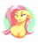 Size: 685x789 | Tagged: safe, artist:kerydarling, artist:rrusha, imported from derpibooru, fluttershy, pony, cute, female, mare, smiling, solo