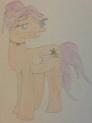 Size: 1164x1553 | Tagged: safe, artist:jerryakira79, imported from derpibooru, oc, oc only, oc:harumi, pegasus, pony, female, traditional art