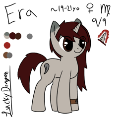 Size: 500x500 | Tagged: safe, artist:lucky dragon, imported from derpibooru, oc, oc only, oc:era, unicorn, female, magic, mare, reference sheet, watch