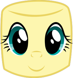 Size: 3895x4168 | Tagged: safe, artist:mega-poneo, imported from derpibooru, fluttershy, fluttershy is a marshmallow, food, food transformation, inanimate tf, marshmallow, simple background, solo, transformation, transparent background, vector