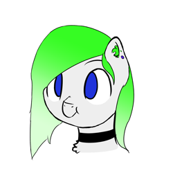 Size: 1550x1550 | Tagged: safe, artist:duskuu, imported from derpibooru, oc, oc only, oc:minty, pony, bust, female, mare, portrait, solo