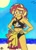 Size: 6320x8800 | Tagged: safe, artist:brekrofmadness, imported from derpibooru, sunset shimmer, equestria girls, equestria girls series, forgotten friendship, absurd resolution, belly button, bikini, clothes, female, midriff, solo, swimsuit, traditional art