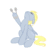 Size: 572x596 | Tagged: artist needed, source needed, safe, artist:flutterthrash, imported from derpibooru, derpy hooves, pegasus, pony, animated, devil horn (gesture), eyes closed, female, fork, gif, headbang, heavy metal, mare, metal as fuck, party hard, simple background, sitting, solo, tape, white background