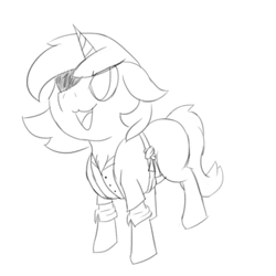 Size: 696x696 | Tagged: safe, artist:solarmoth, imported from derpibooru, oc, oc only, unicorn, female, mare, pirate