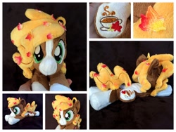 Size: 1600x1200 | Tagged: safe, artist:equinepalette, imported from derpibooru, oc, oc only, oc:honey apple cider, earth pony, pony, beanie (plushie), female, irl, mare, photo, plushie, solo