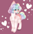 Size: 2034x2128 | Tagged: safe, artist:knaranayama, imported from derpibooru, oc, oc only, oc:mochi, earth pony, pony, abstract background, blushing, chest fluff, commission, female, high res, mare, signature, solo