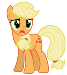 Size: 5133x5736 | Tagged: safe, artist:estories, imported from derpibooru, applejack, earth pony, pony, absurd resolution, female, hatless, mare, missing accessory, simple background, solo, transparent background, vector