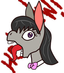 Size: 1025x1181 | Tagged: safe, imported from derpibooru, octavia melody, donkey, pony, burroctavia, donkified, female, simple background, solo, species swap, transparent background