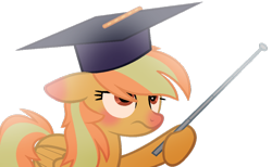 Size: 1024x631 | Tagged: safe, artist:leanne264, imported from derpibooru, oc, oc only, pegasus, pony, female, floppy ears, graduation cap, hat, mare, simple background, solo, transparent background