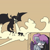 Size: 5333x5333 | Tagged: safe, artist:hotkoin, artist:pencilbrony, imported from derpibooru, oc, oc:price, dracony, dragon, half-dragon, pony, comic:purple flame mercenary, absurd resolution, comic, female, filly, fire, mare, mercenary, mirror, sad