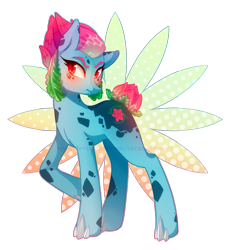 Size: 963x1045 | Tagged: safe, artist:caramelflower, imported from derpibooru, earth pony, ivysaur, pony, female, looking at you, mare, pokémon, ponified, simple background, solo, transparent background