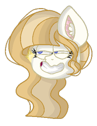 Size: 309x402 | Tagged: safe, artist:mintoria, imported from derpibooru, oc, oc only, oc:buttercorn pop, pony, bust, faic, female, mare, portrait, simple background, solo, transparent background