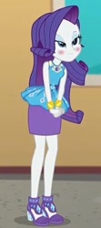Size: 195x440 | Tagged: safe, imported from derpibooru, screencap, rarity, equestria girls, equestria girls series, rollercoaster of friendship, blushing, cropped, cute, female, raribetes, rarity peplum dress, solo