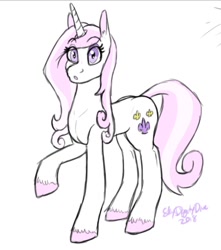 Size: 795x898 | Tagged: safe, artist:skydiggitydive, imported from derpibooru, fleur-de-lis, pony, unicorn, female, solo