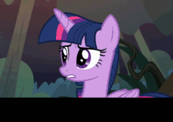 Size: 640x450 | Tagged: safe, edit, edited screencap, imported from derpibooru, screencap, applejack, fluttershy, pinkie pie, rainbow dash, rarity, starlight glimmer, twilight sparkle, alicorn, the mean 6, alternate mane seven, angry, animated, bittersweet, bush, caption, clearing, cute, diplomacy, everfree forest, female, flying, forest, friendship, gif, mane six, peace, rock, sacrifice, sad, smiling, speech, text, tree, twiabetes, twilight sparkle (alicorn), wagon