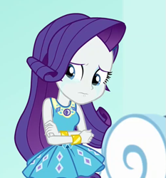 Size: 509x545 | Tagged: safe, imported from derpibooru, screencap, rarity, equestria girls, equestria girls series, rollercoaster of friendship, cropped, crying, female, geode of shielding, solo, tears of pain