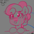 Size: 445x449 | Tagged: safe, artist:pabbley, imported from derpibooru, oc, oc only, oc:zebra wife, pony, zebra, female, gray background, simple background, solo, tongue out, zebra oc