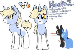 Size: 940x630 | Tagged: safe, artist:nootaz, imported from derpibooru, oc, oc only, oc:nootaz, pony, unicorn, female, reference sheet, simple background, smiling, solo, transparent background