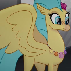 Size: 801x797 | Tagged: safe, imported from derpibooru, screencap, princess skystar, classical hippogriff, hippogriff, my little pony: the movie, cropped, cute, female, skyabetes, solo