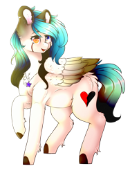Size: 1884x2500 | Tagged: safe, artist:twinkepaint, imported from derpibooru, oc, oc only, oc:akita sun, pegasus, pony, female, heterochromia, mare, simple background, solo, transparent background